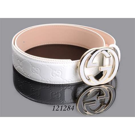 white guccie belt|Gucci belt white men.